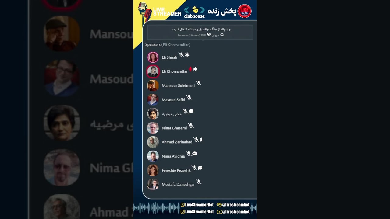چشمانداز جنگ، جانشینی و مسئله انتقال قدرت. - الی شیرالی، احمد زرین‌آباد، الی خرسندفر - [طرح نو]
