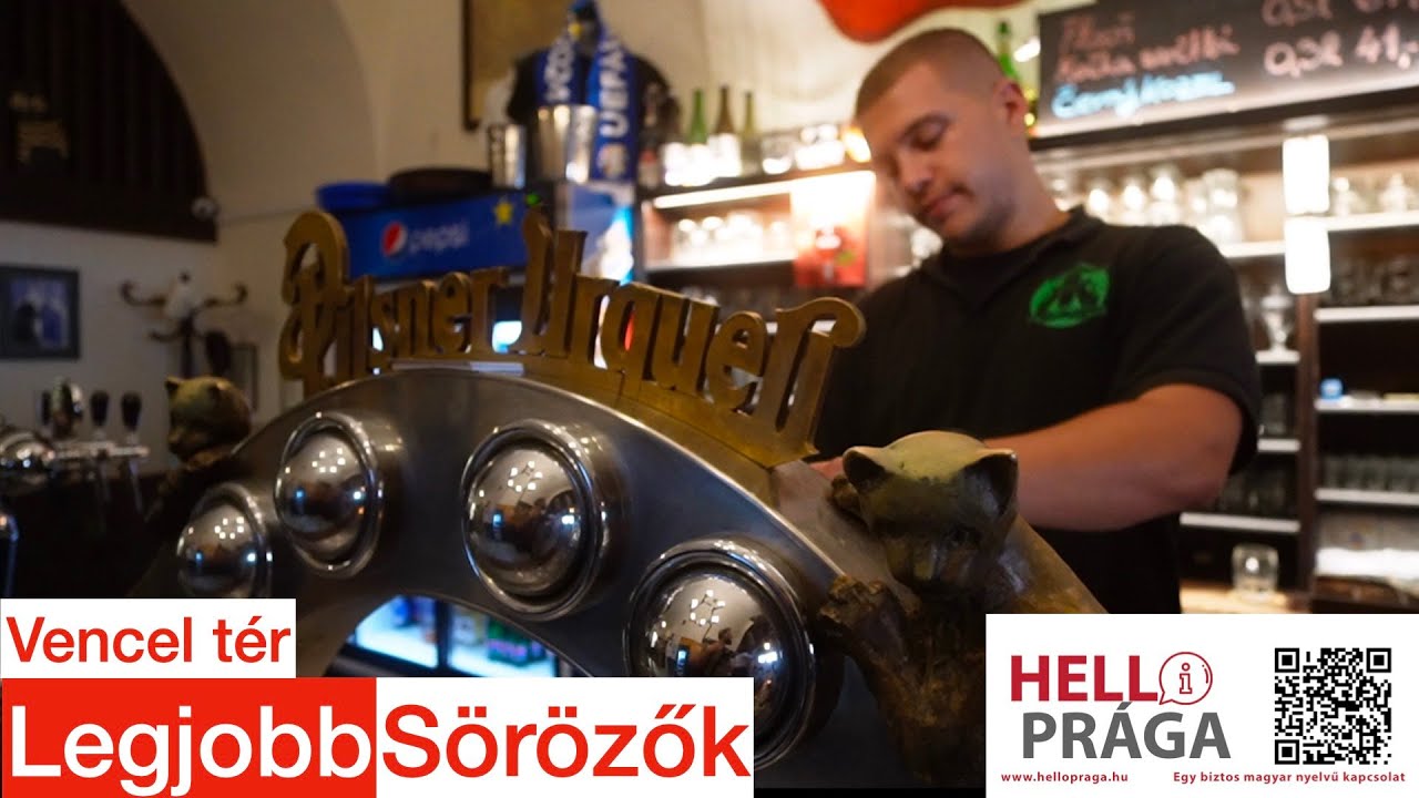 Legjobb sörözők a Vencel tér környékén, Prágában