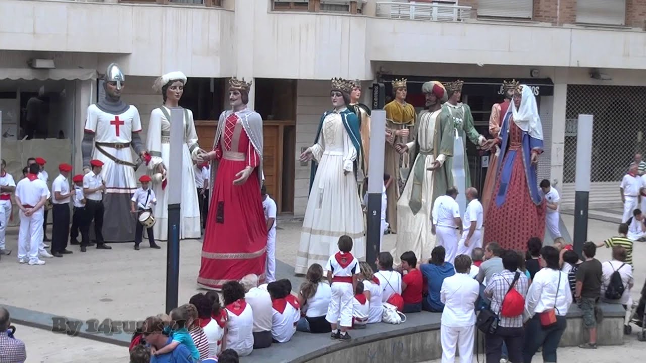Tudela Fiestas 2011 - Concentración de Gigantes clip 3/5