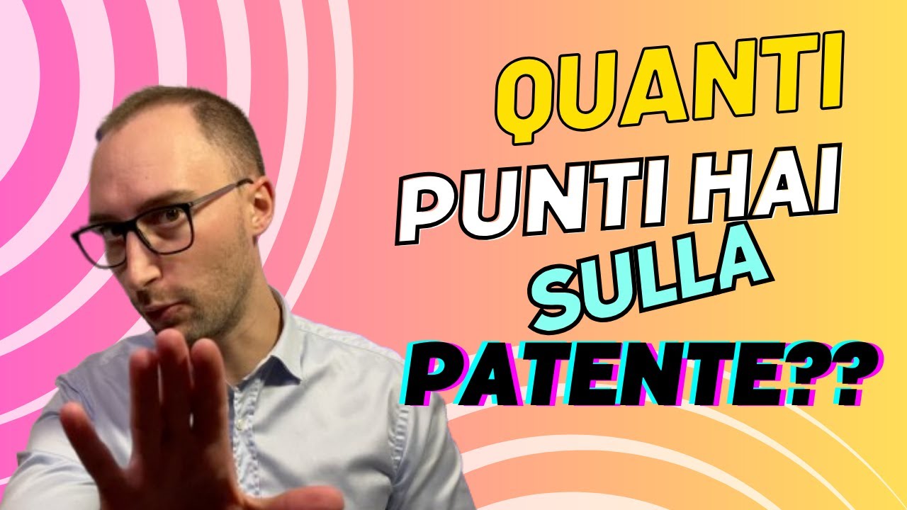 Quanti Punti Hai sulla Patente? Controlla il Saldo Punti Patente Gratis da Casa