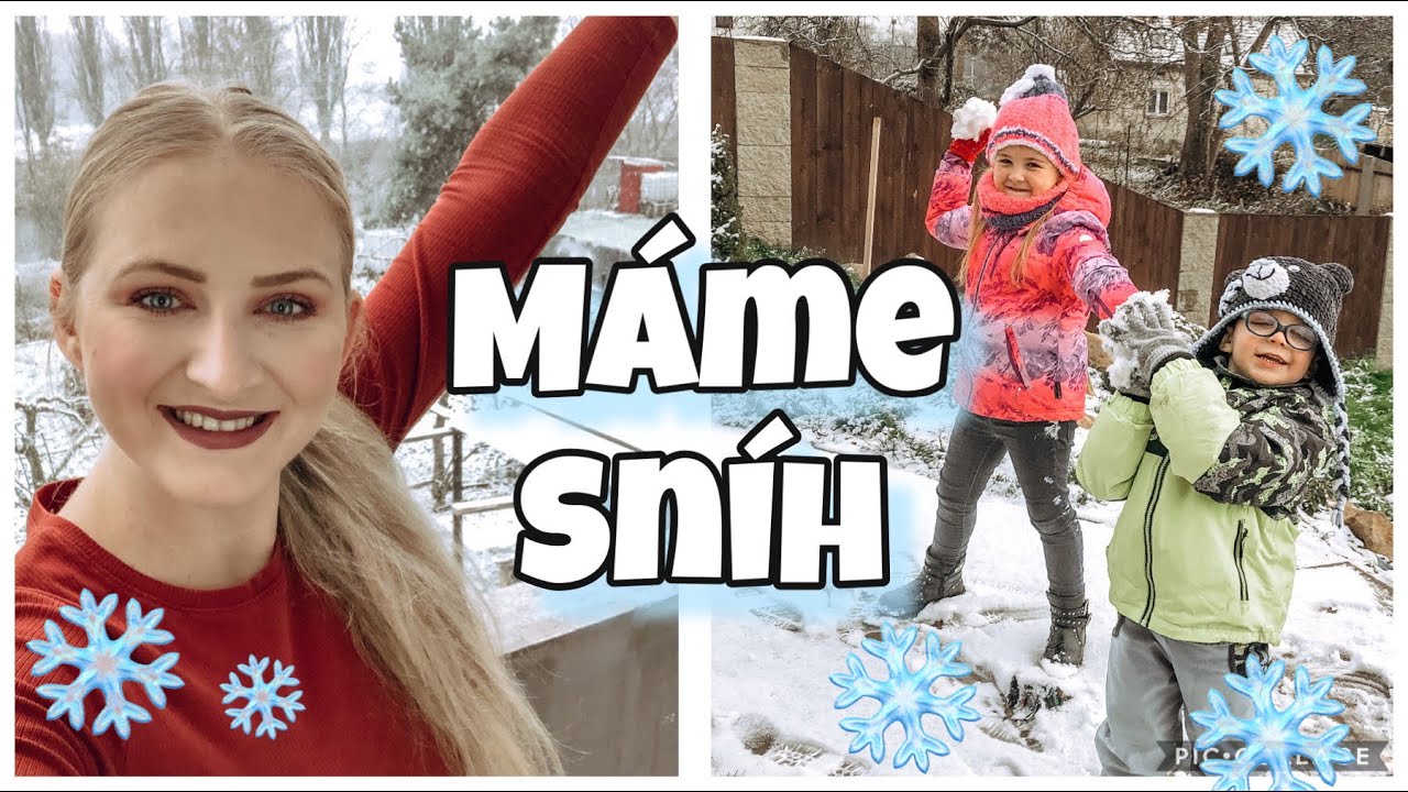 ❄️PRVNÍ PROSINEC A PRVNÍ SNÍH ❄️| VLOGMAS #1 🎄| VÁNOCE 2020