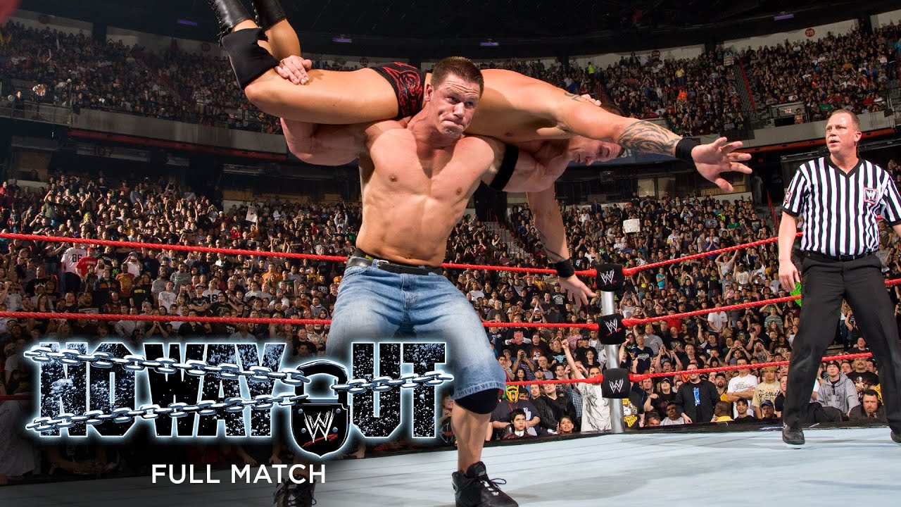 ПОЛНЫЙ МАТЧ - Рэнди Ортон против Джона Сины - Матч за чемпионство WWE: WWE No Way Out 2008