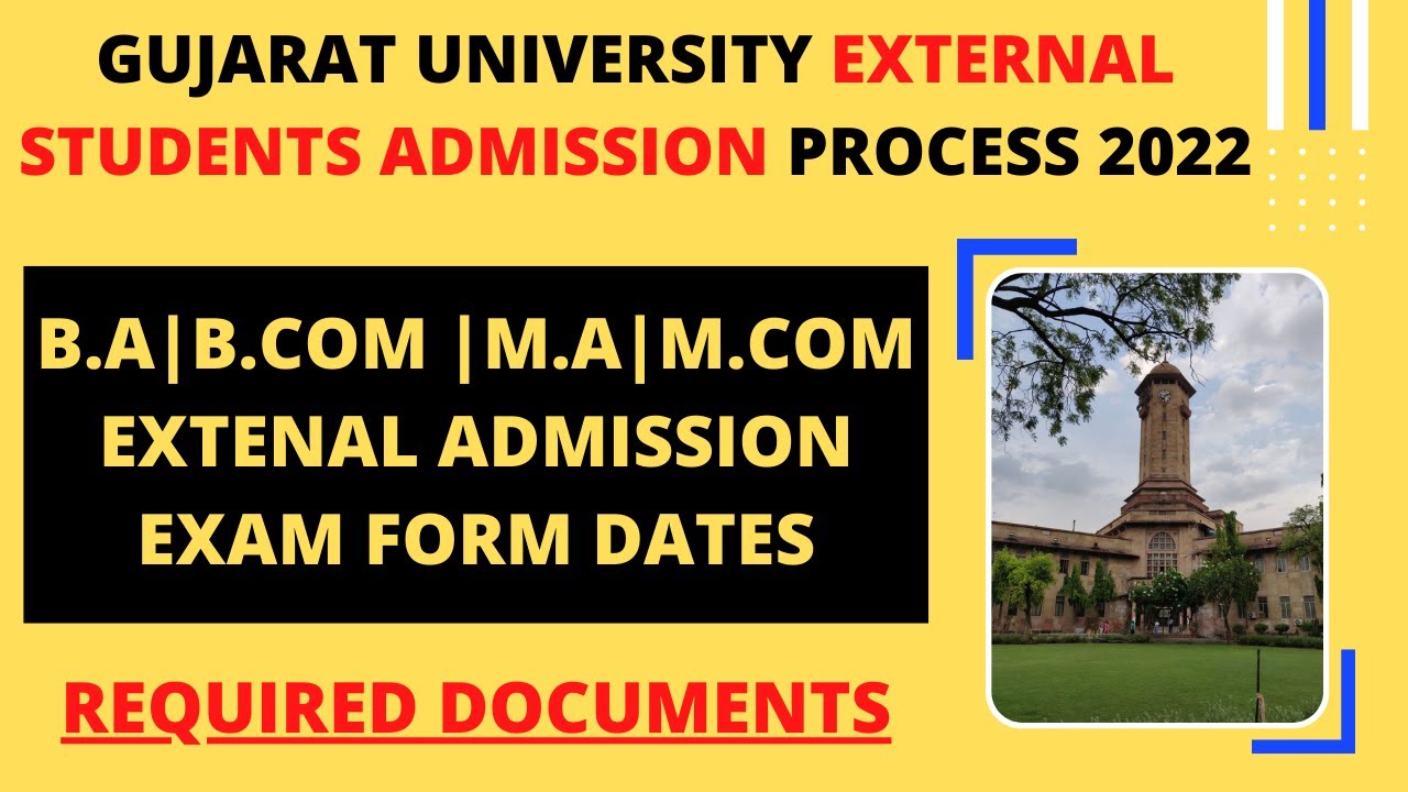GUJARAT UNIVERSITY EXTERNAL ADMISSION 2024 |B.A |B.COM |M.A |M.COM | FULL PROCESS  Explain