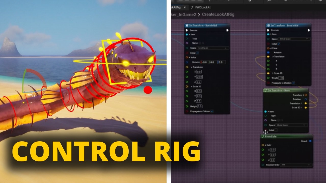 Как создать БЕЗУМНУЮ процедурную анимацию с помощью Control Rig в Unreal Engine 5