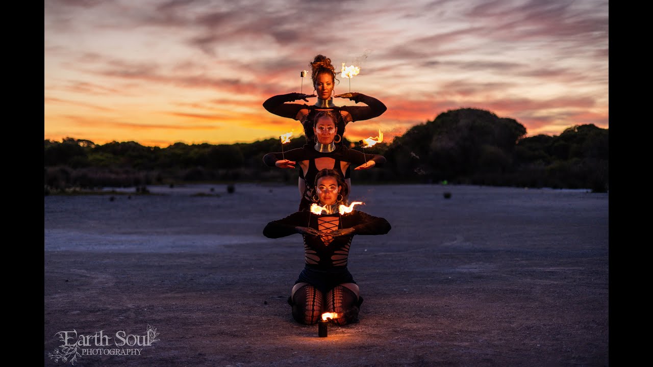 Fire Women ~ Palm Torches