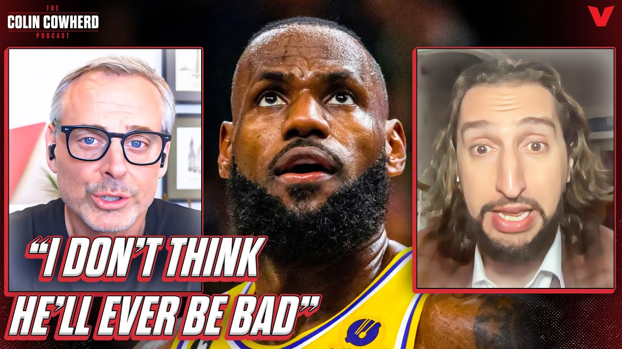 Why Nick Wright predicts LeBron James won't retire from NBA as mediocre | Colin Cowherd Podcast