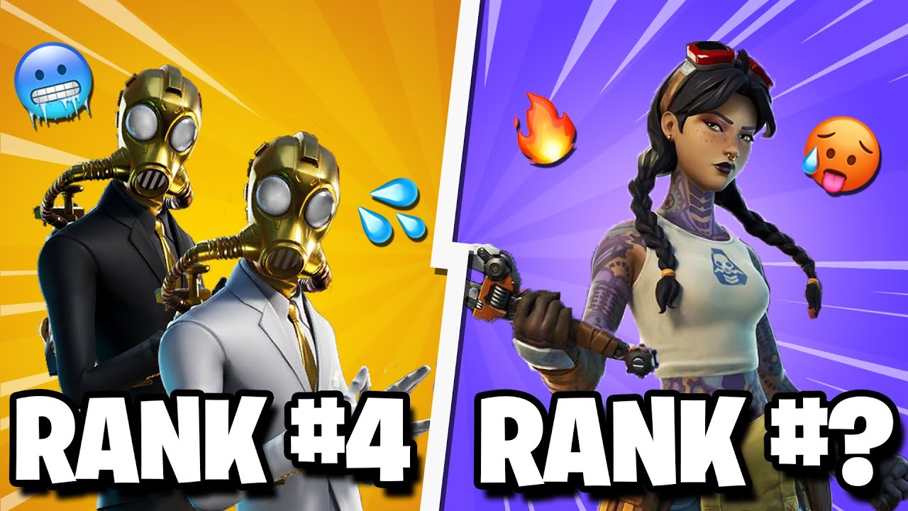 Top 10 Most TRYHARD Skins In Fortnite Chapter 2 Season 3 (Sweaty Skins)