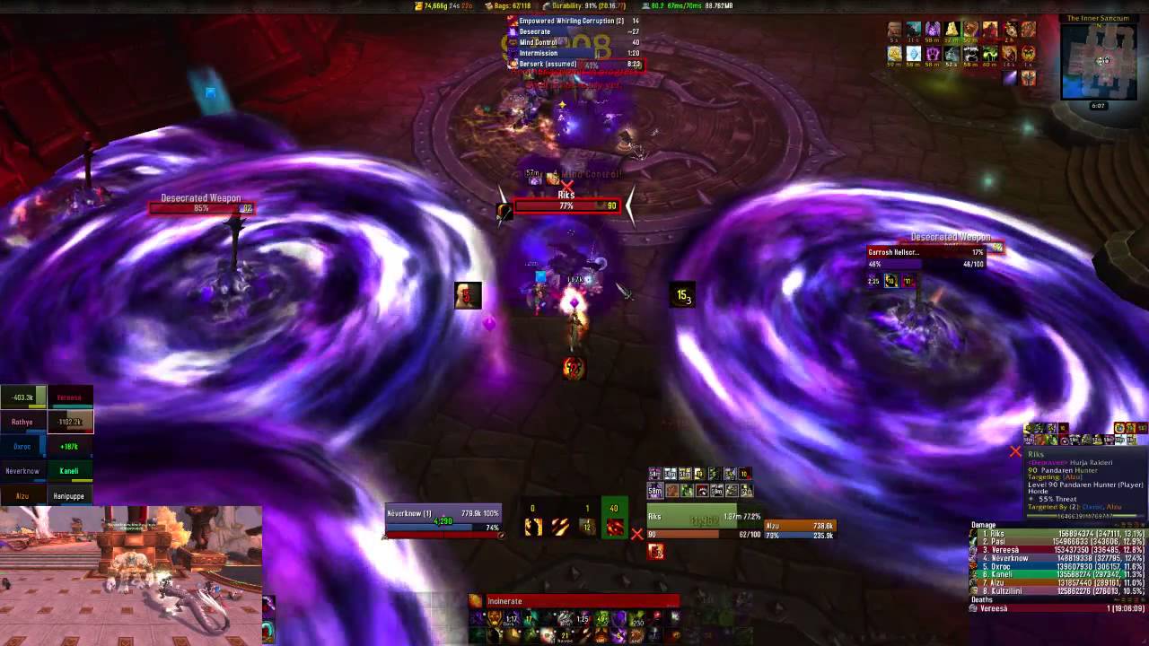 Depraved vs Garrosh Hellscream 10 heroic