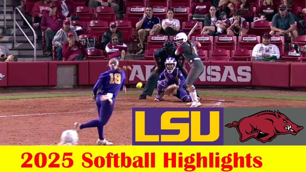 #10 LSU vs #6 Arkansas Softball Game Highlights 5 1 2025