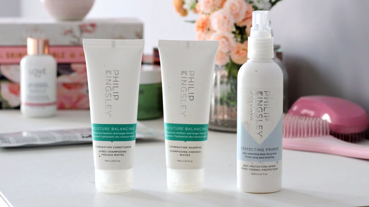 Philip Kingsley Moisture Balancing Shampoo, Conditioner & Primer heat Protection Spray Review