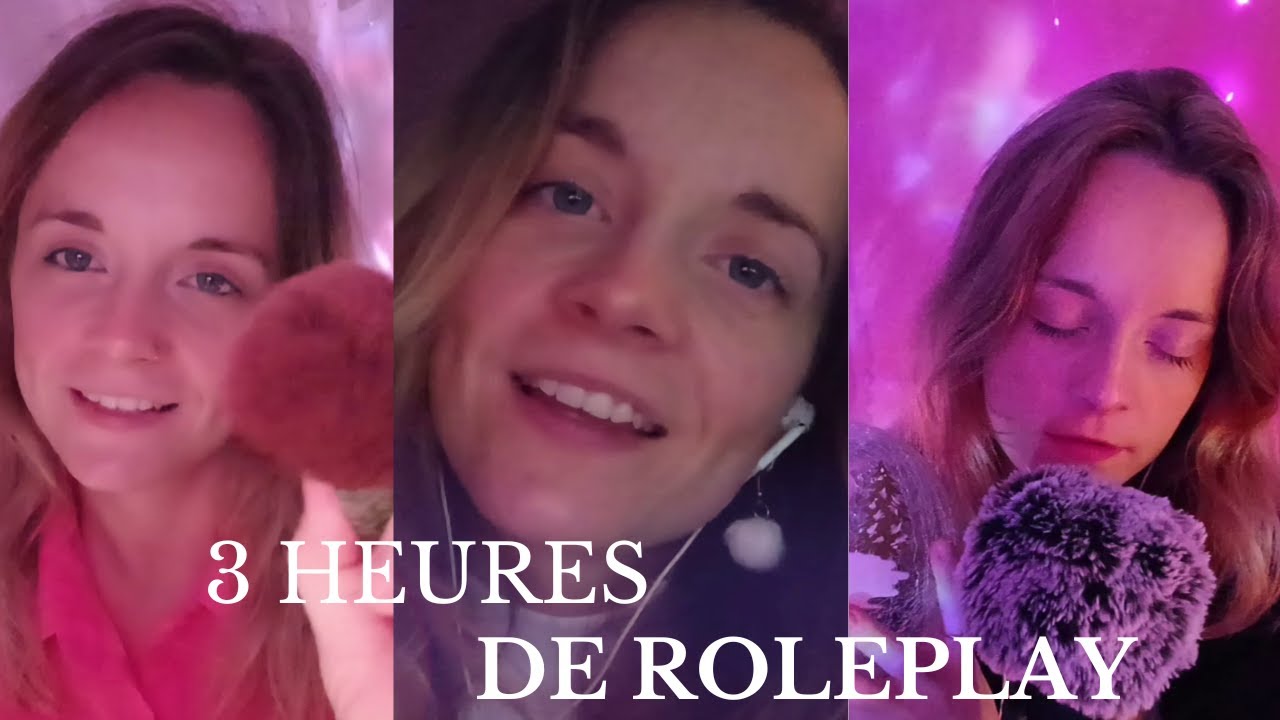 ASMR ✨ PLUS DE 3h DE ROLEPLAYS ✨SOMMEIL GARANTI