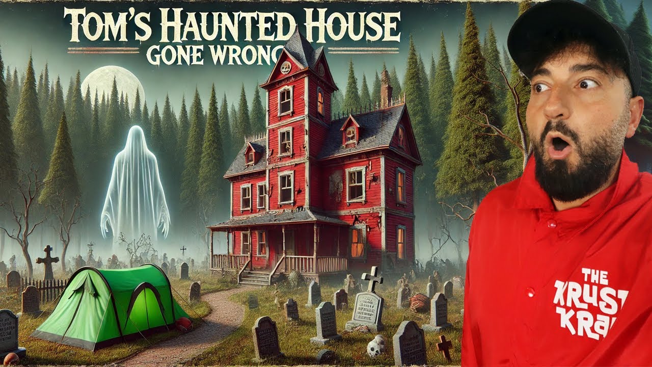 TERRIFYING CAMPING AT TOMS HAUNTED HOUSE GONE WRONG