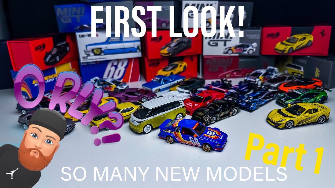 So Many New 1:64 Releases! Mini GT, BBR & Kaido House | Part 1 - Unboxing & First Impressions 