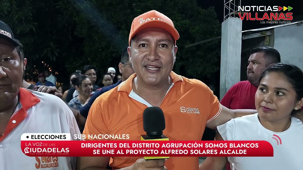 SOMOS BLANCOS SE ADHIERE AL PROYECTO ALFREDO SOLARES