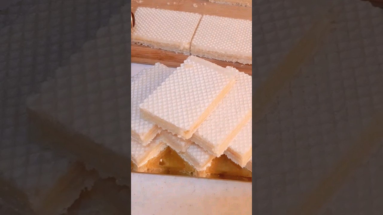 How to make wafer at home/making  homemade wafer