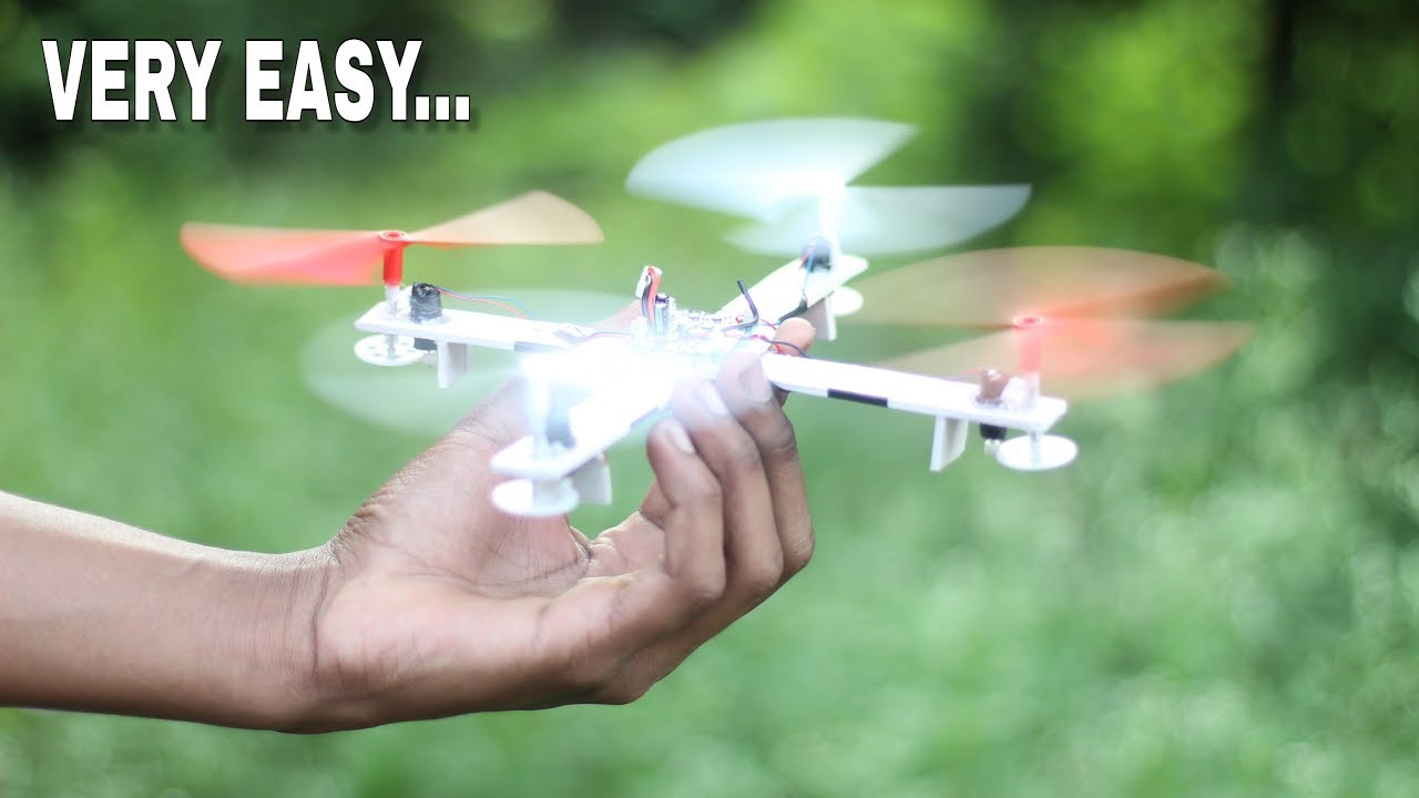 How To Make A Drone At Home [flying quadcopter]