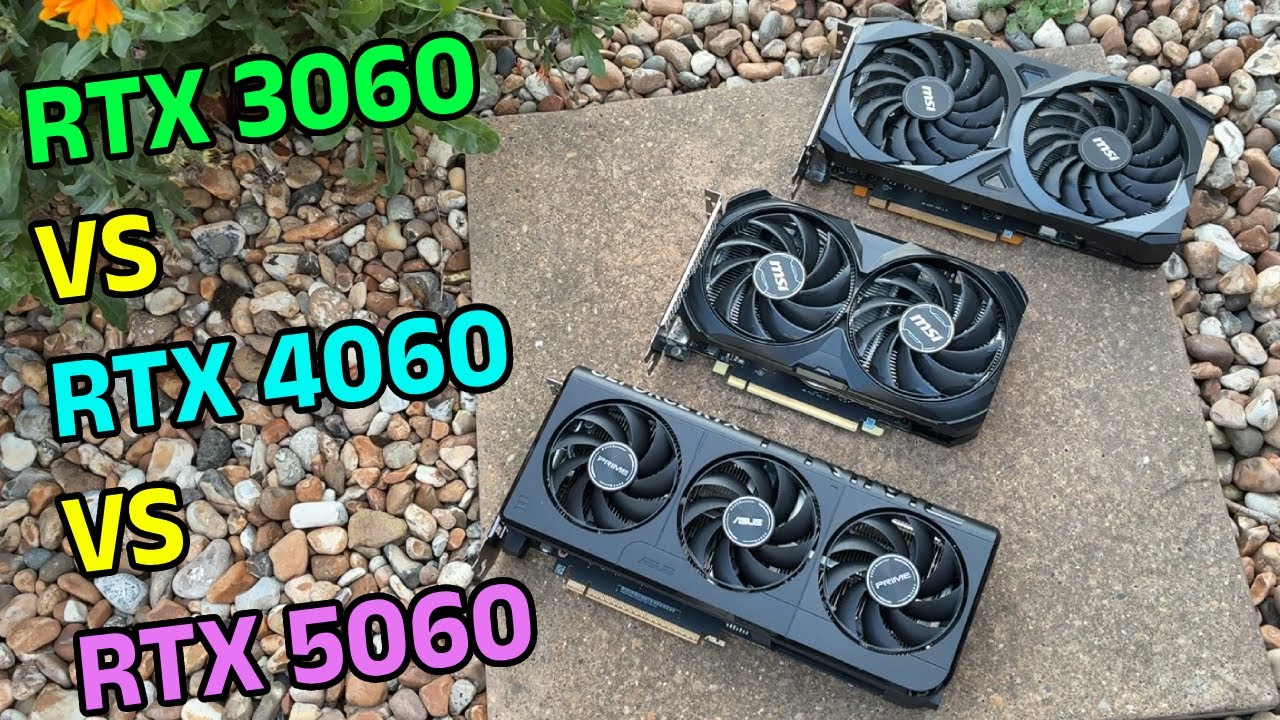 RTX 3060 vs 4060 vs 5060 in 2025