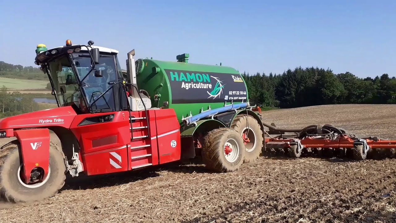 Chantier XXL d'épandage  digestat  2020  /Verveat/ Fendt /  X3 John deere / X3 Maugin (ETA HAMON)