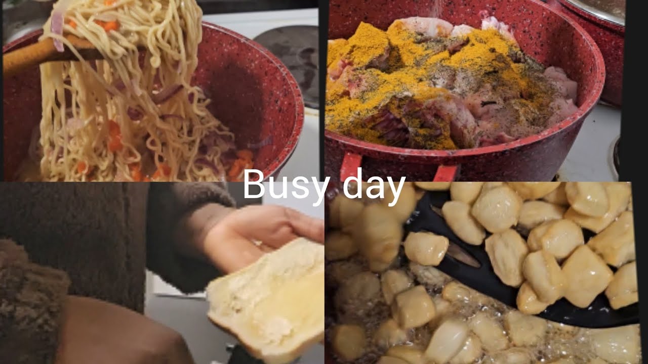 Simple living/busy day/ making  chin chin /lifestyle 