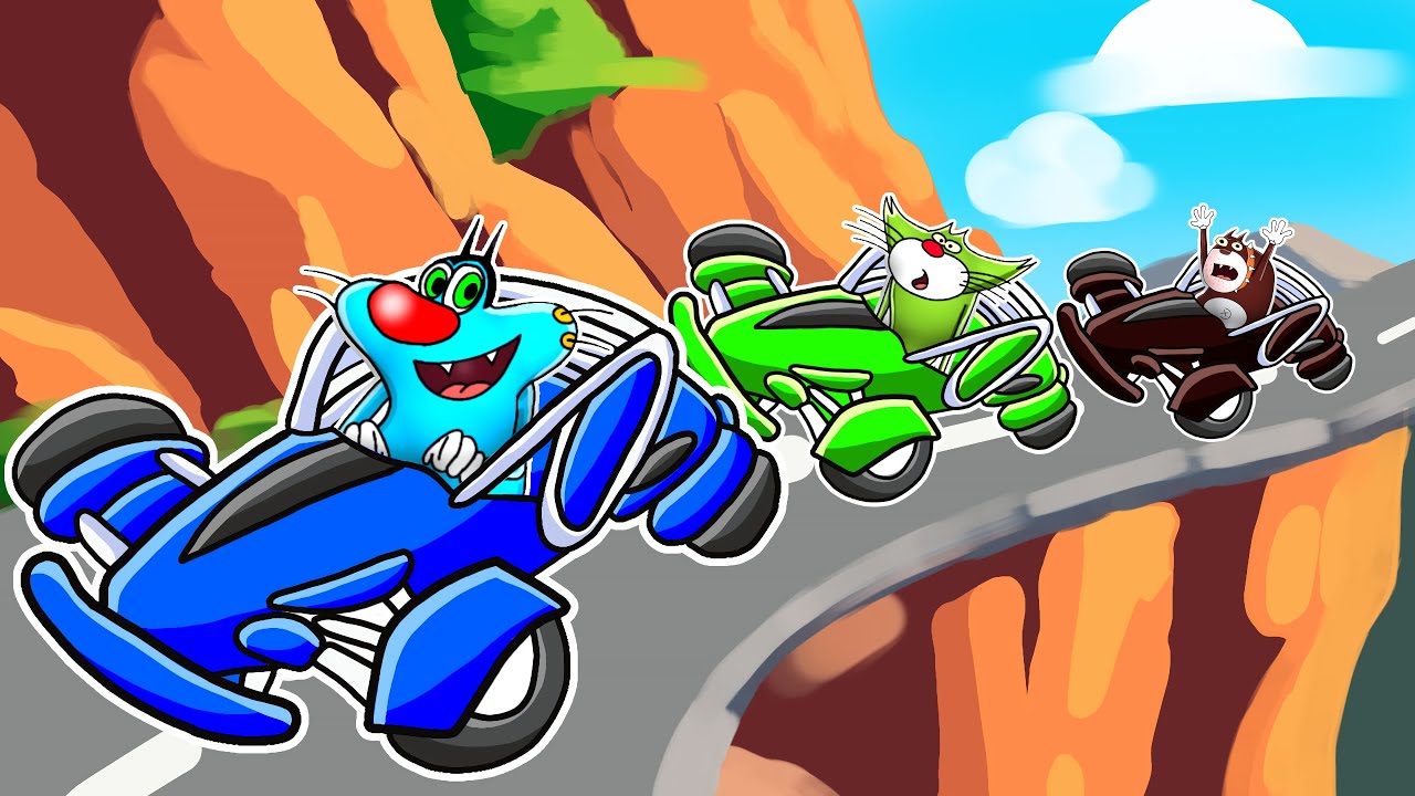 Roblox Oggy Doing Dangerous Buggy Driving Challange With Jack And Bob