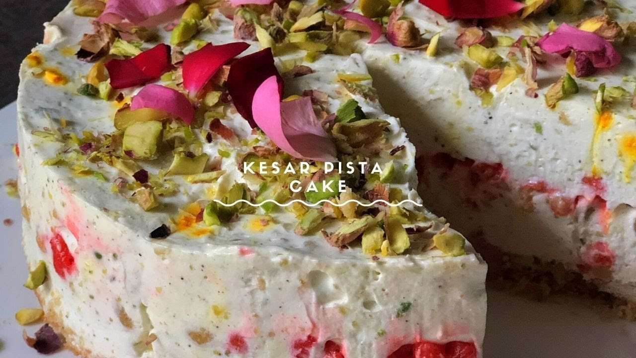 Kesar Pista Diwali Cake | Easy To Make Diwali Dessert | Eggless Recipe | By Chef Nehal Karkera