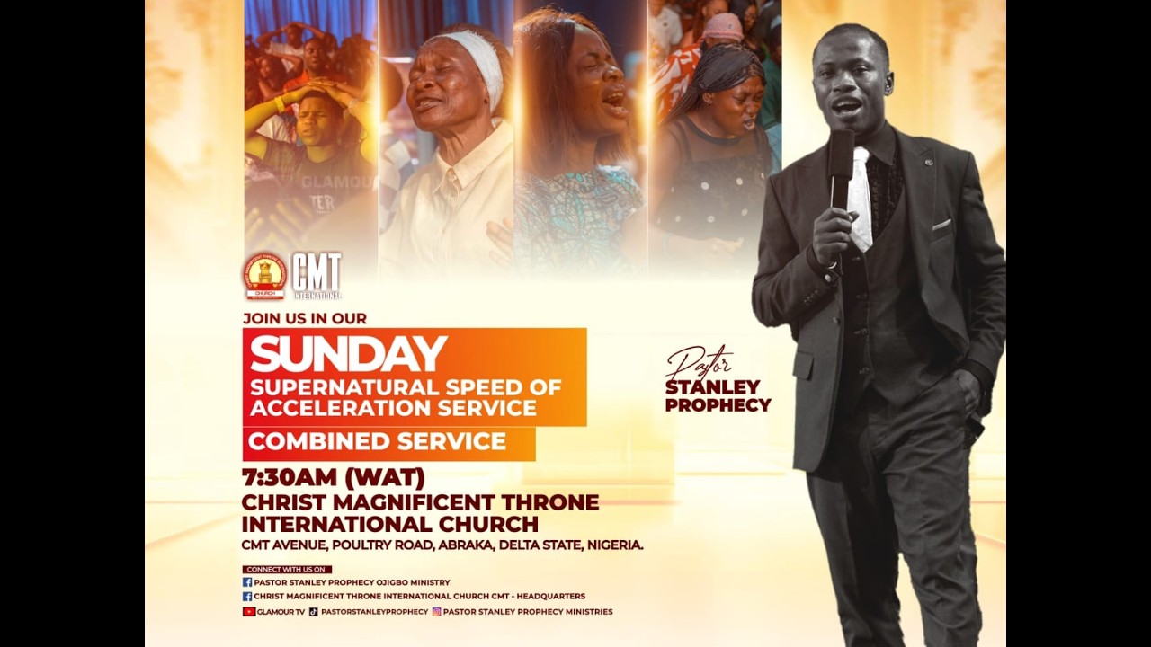 SUPERNATURAL SPEED OF ACCELERATION SERVICE WITH PASTOR STANLEY (COMBINED SERVICE) - 8TH MARCH 2026