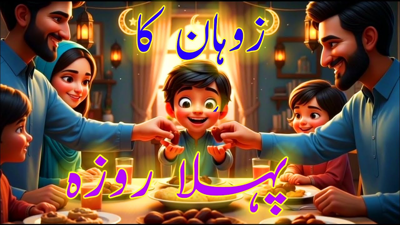 Zohan Ka Pehla Roza | Moral Story | Ai Animation | By Faizan Ali Badshah