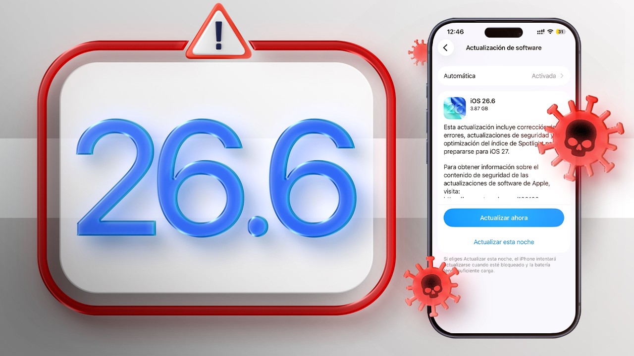iOS 26.6 - Nunca Hab&iacute;a Visto a Apple Tapar TANTO