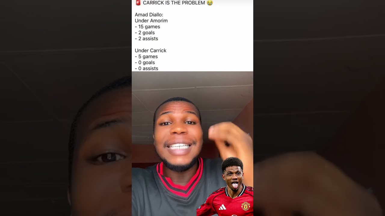 AMAD has 0 Goal/Assist under Micheal Carrick. I disagree with this argument but #ManUtd #AmadDiallo