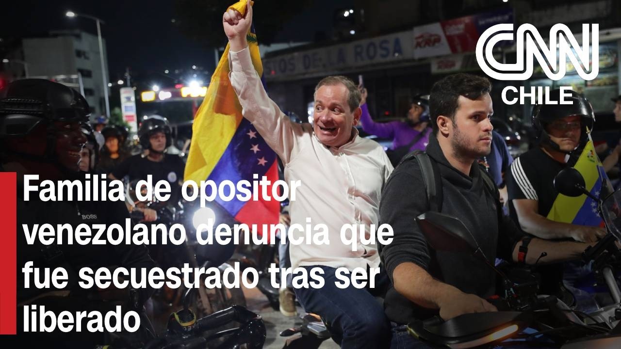 Denuncian secuestro del opositor venezolano Juan Pablo Guanipa tras su liberación