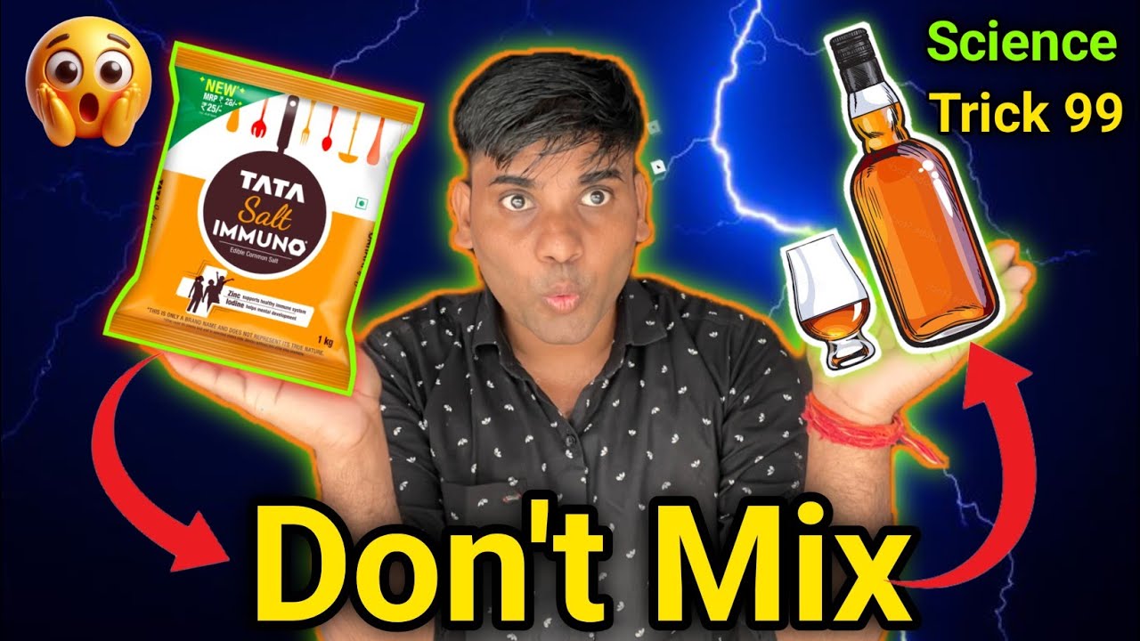I Tried Mixing SALT With ALCOHOL 😳 you won&rsquo;t Believe the Result