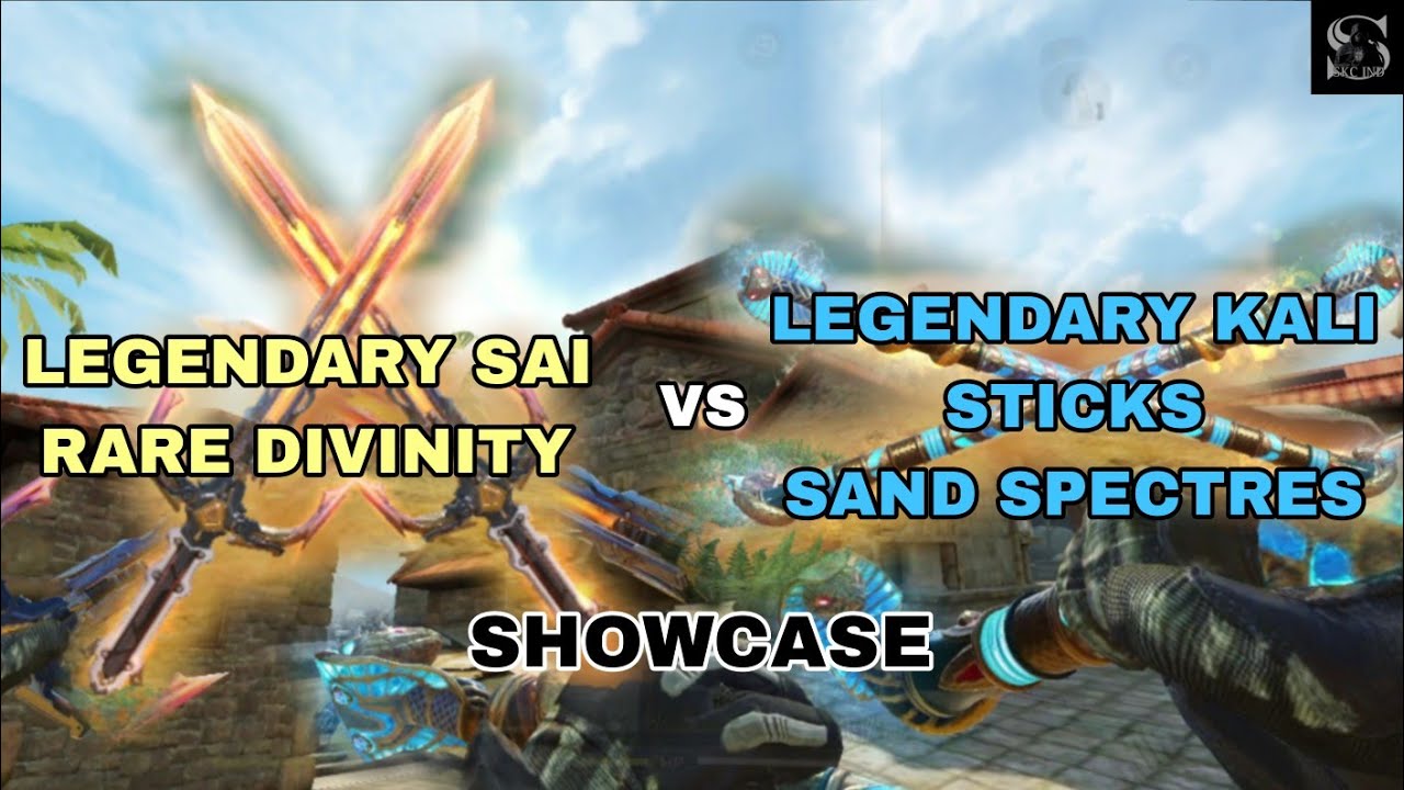 Legendary Sai Rare Divinity vs Legendary Kali Sticks Sand Scepters | Showcase COD MOBILE | CODM