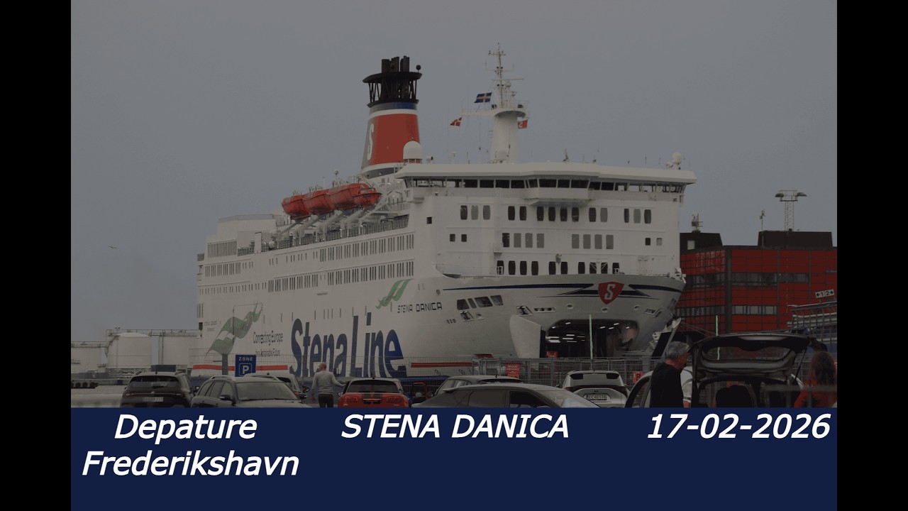 MS Stena Danica | Departure Frederikshavn | 17-02-2026