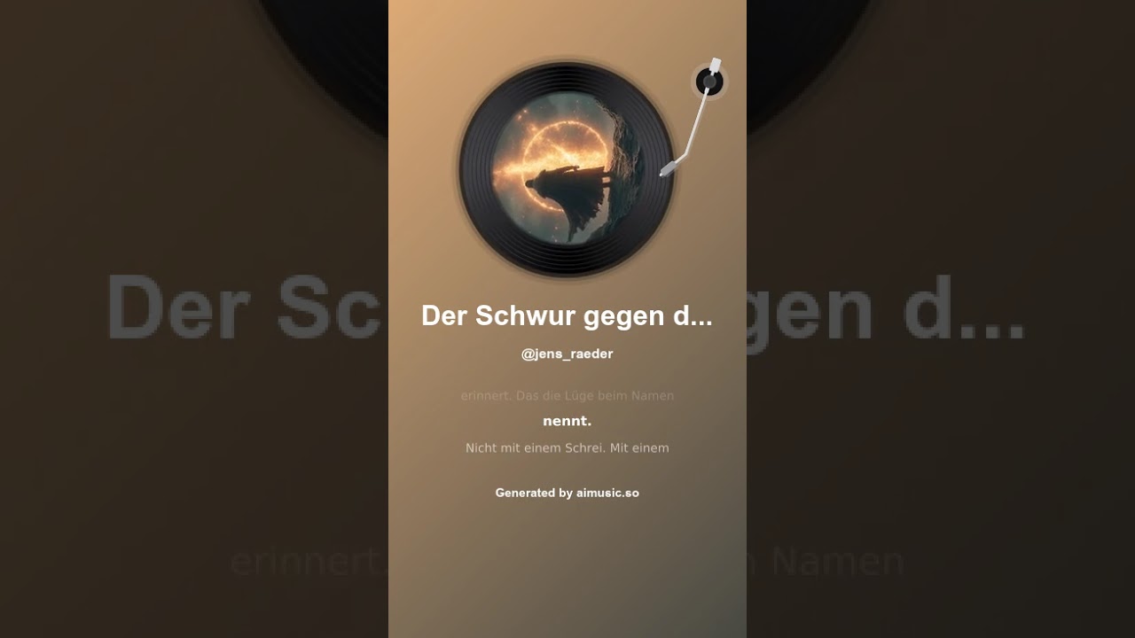 Der Schwur gegen die Spalter