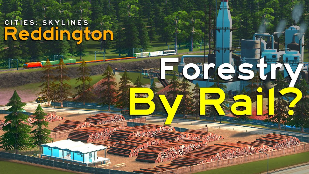 SAVE TRAFFIC: Move Products by Rail in Cities Skylines | Reddington