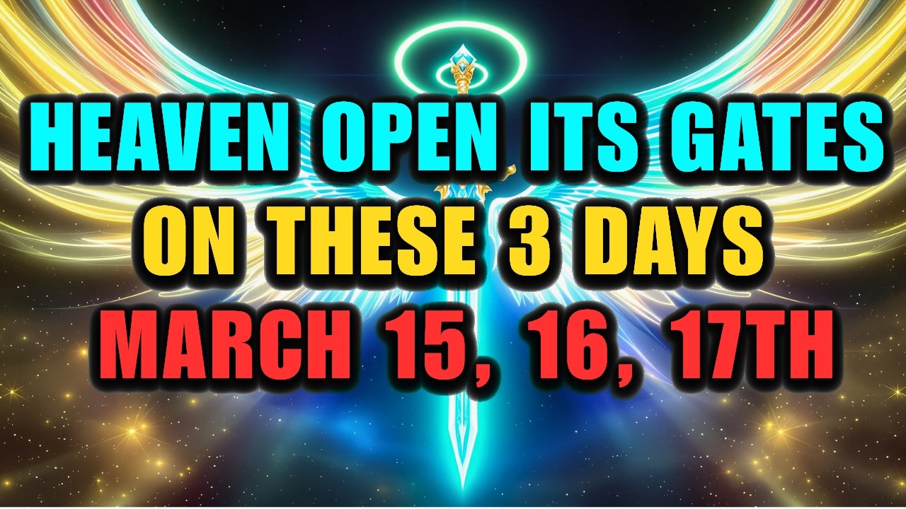 Chosen Ones, March 15, 16, 17 Are God-Set Dates — You Will Regret Ignoring This Warning...! 🚨🔥✨