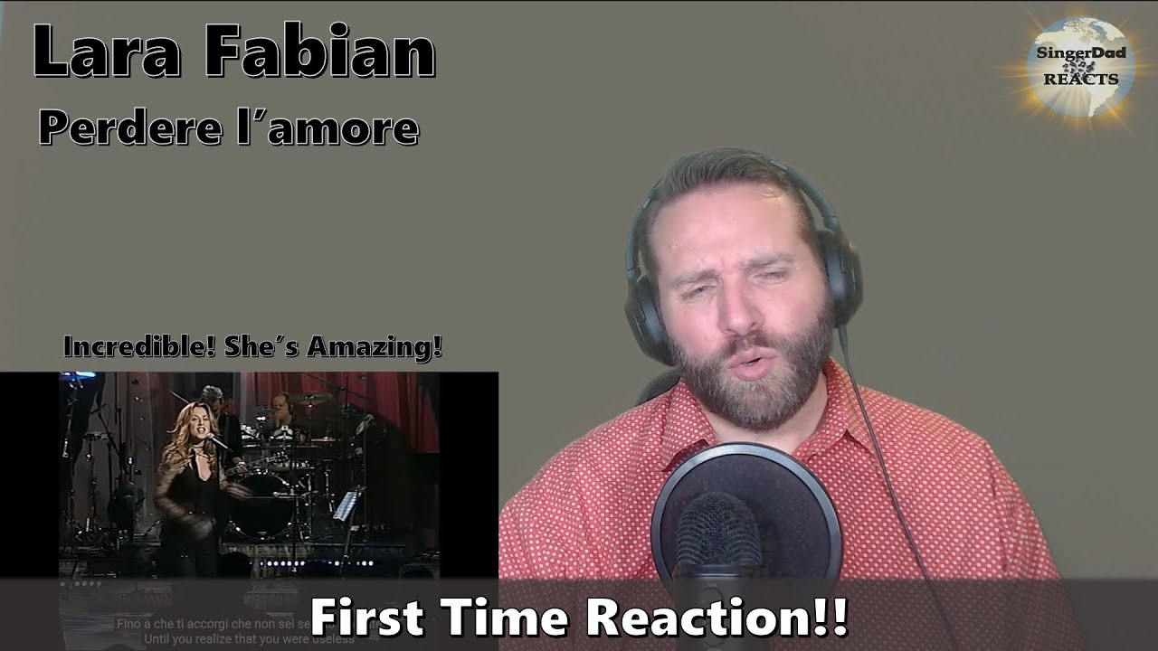 Classical Singer Reaction - Lara Fabian | Perdere l'amore. Powerful & beautifully sung masterpiece!