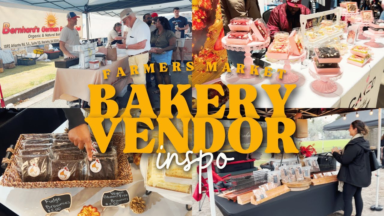 Bakery & Dessert Ideas for Farmers Market, Festival, Vendor Event Booth Inspiration!