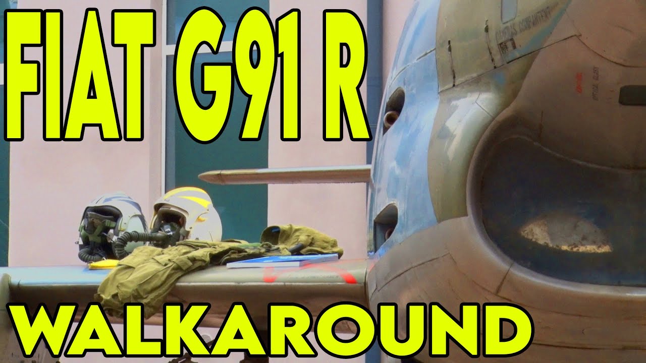 Fiat G91 R - Walkaround con Fabio Consoli e Mario Antognazza
