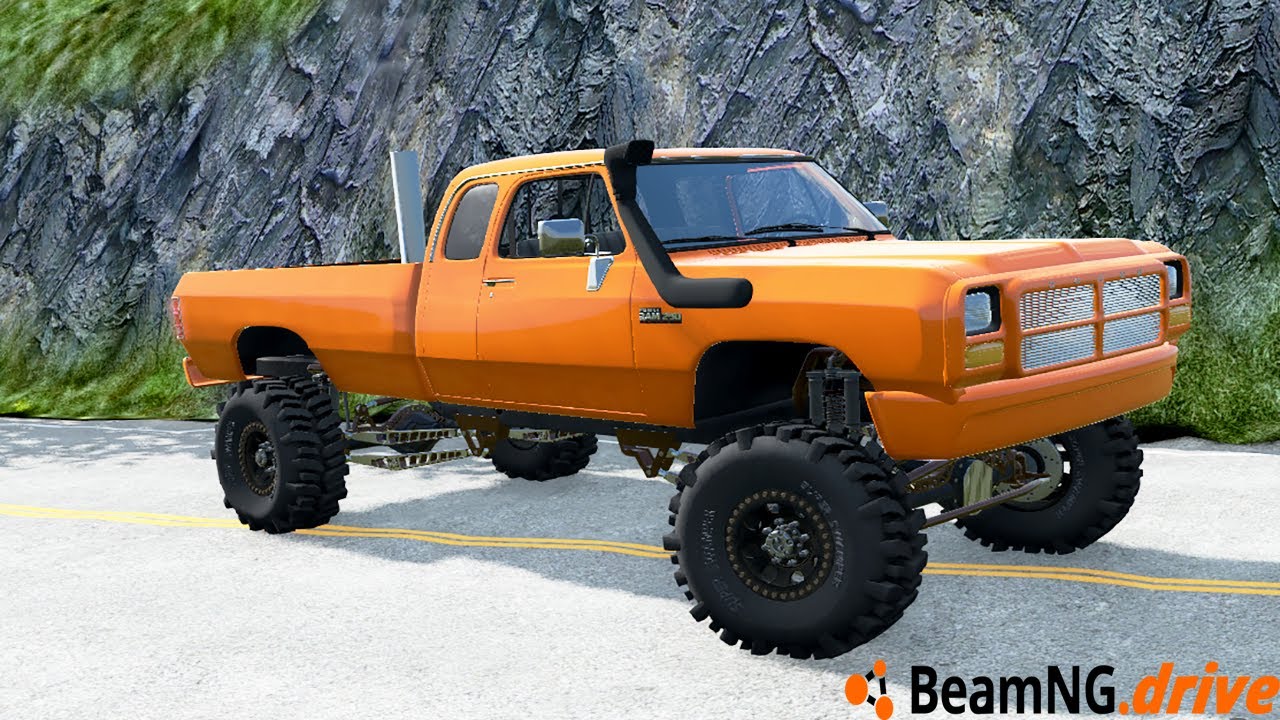 BeamNG.drive MP - 850-сильный двигатель Cummins первого поколения с турбонаддувом заводит!