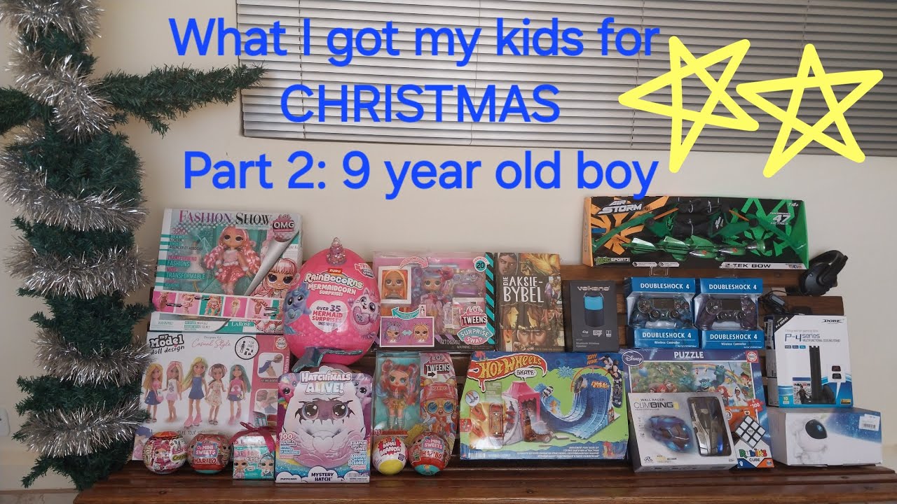 What I got my kids for Christmas: 9 year old boy