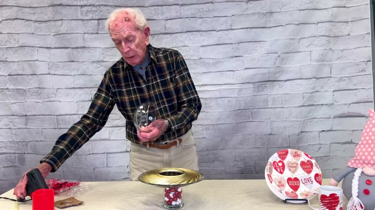 2024-02  Crafts with Jimmy - Valentine's Day Candy Dish