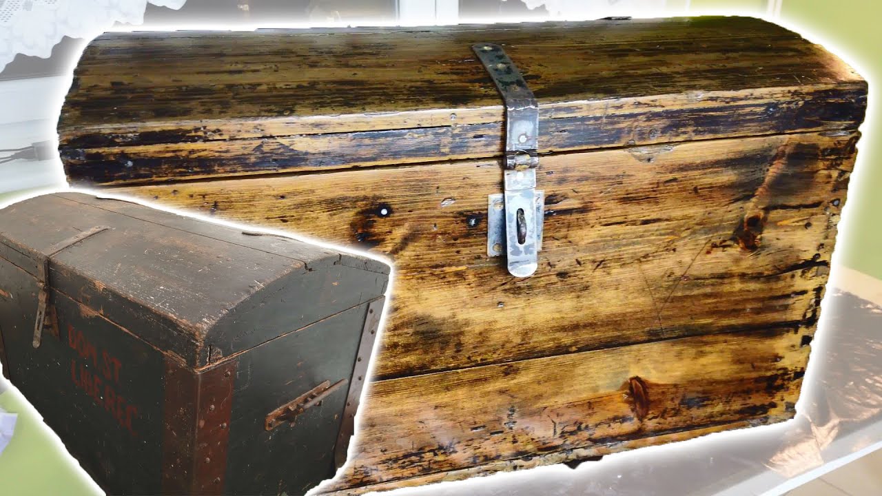 Renovace staré dílenské truhly 🔨 | Druhý život po desítkách let
