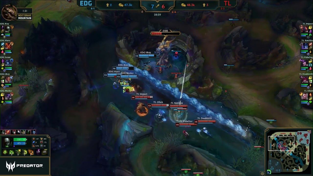 Last Ditch Effort - Edward Gaming vs Team Liquid - Worlds 2018 Group Stage Day 7