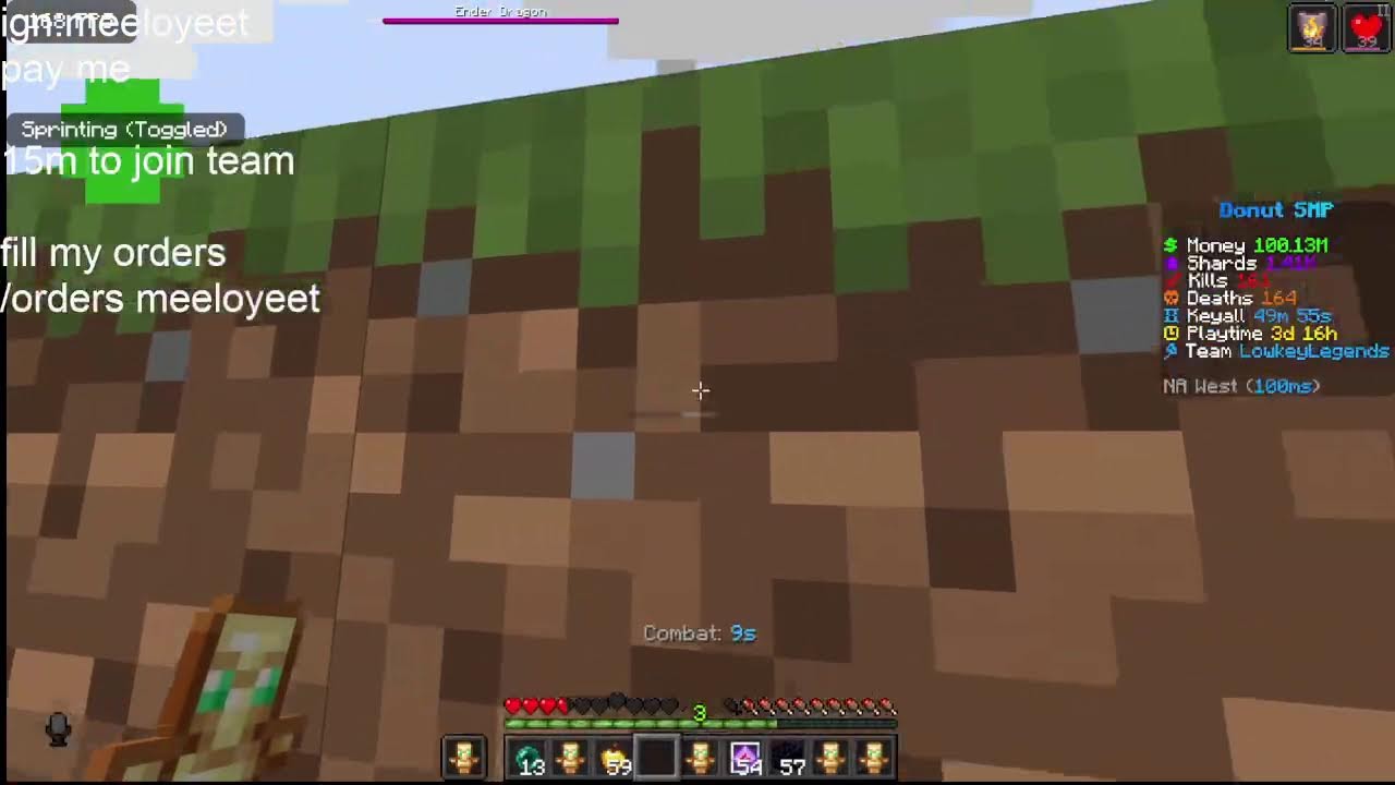 donut smp 500K FOR GOOD BASE loot drop later