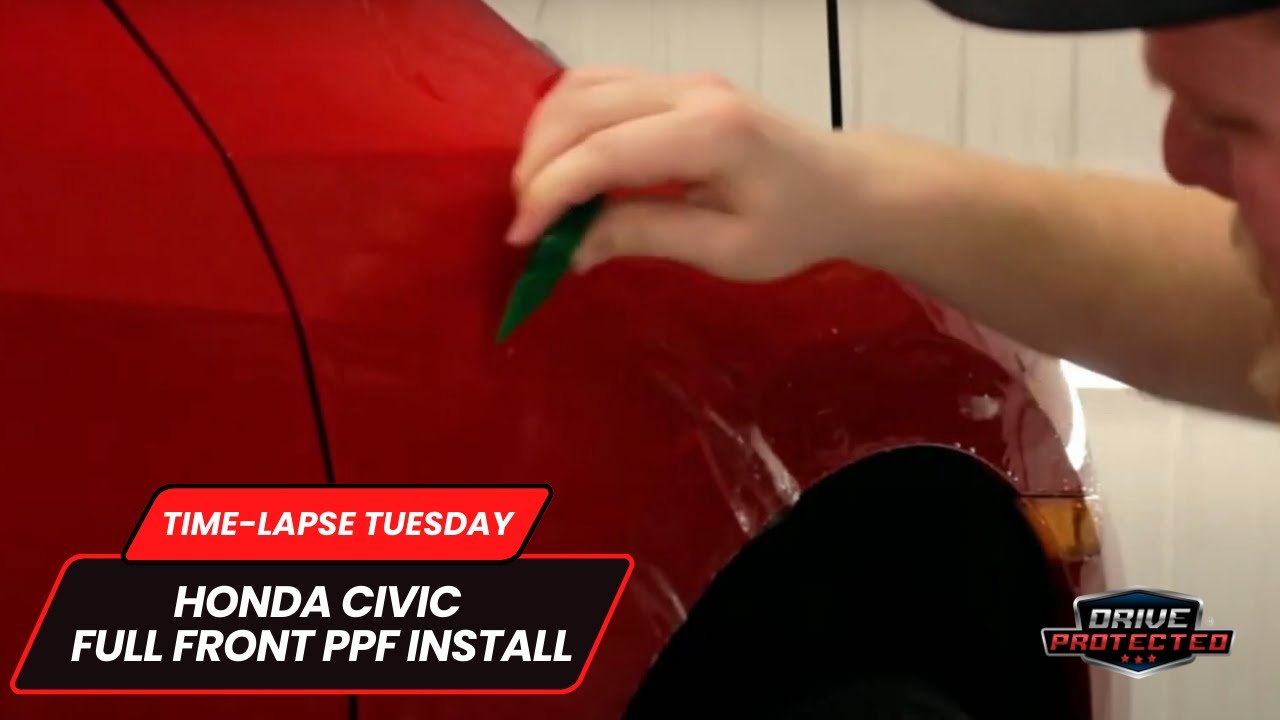 TIMELAPSE TUESDAY - Honda Civic - Full Front PPF Install