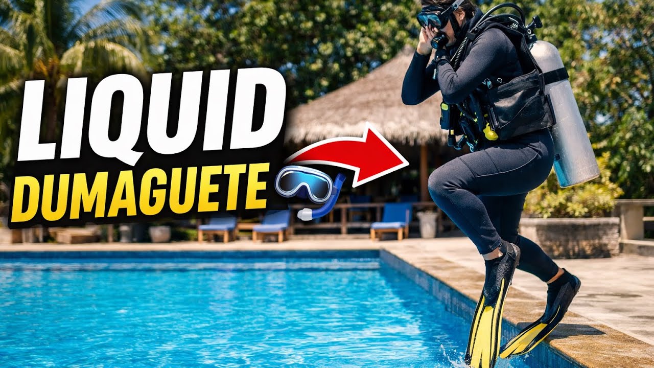 Liquid Dumaguete Dive Resort | Diving Lesson Pool & Skills in Dauin, Negros Oriental Philippines 