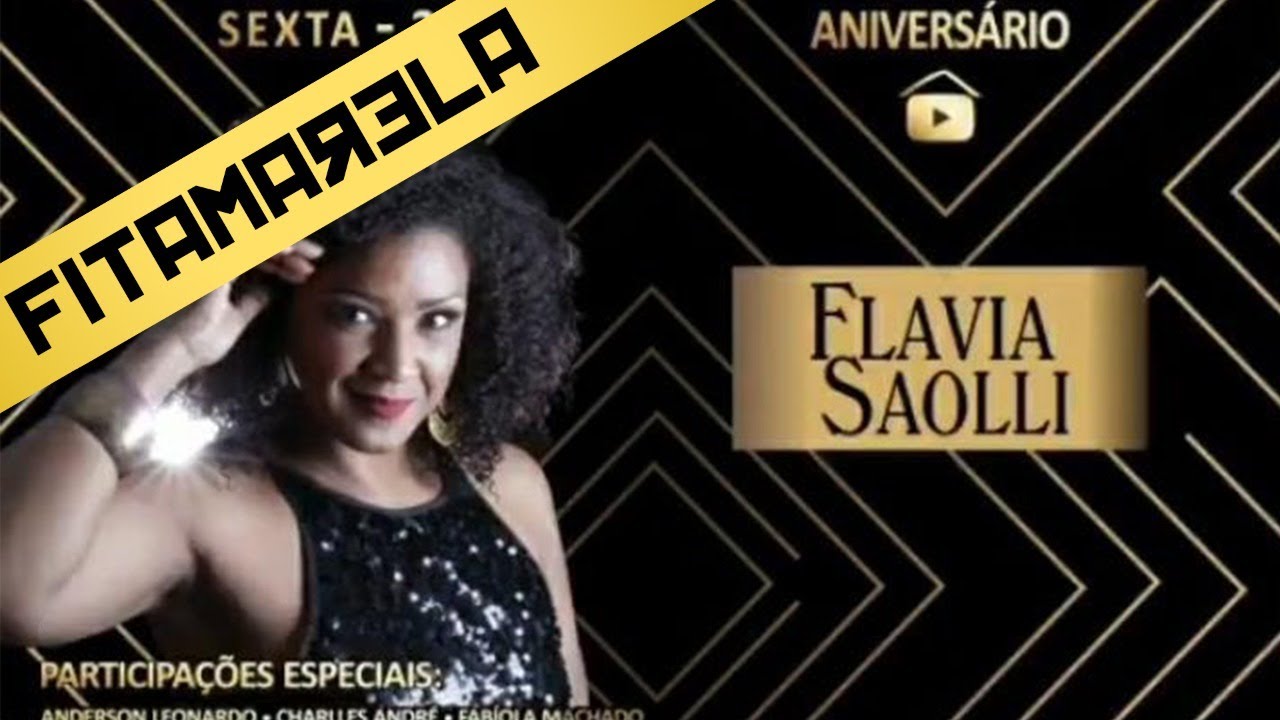 LIVE da Fl&aacute;via Saolli com convidados. Vamos de samba de ra&iacute;z?