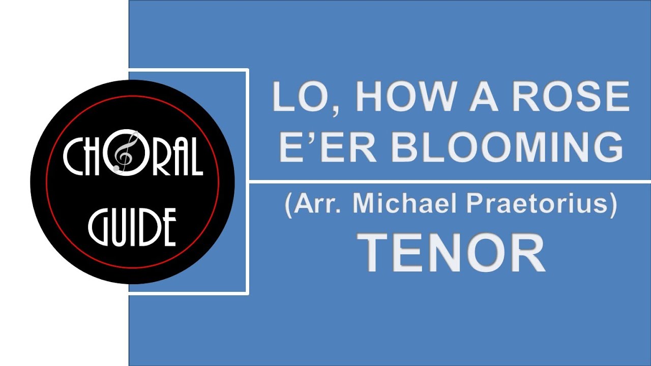 Lo, How a Rose E'er Blooming - TENOR