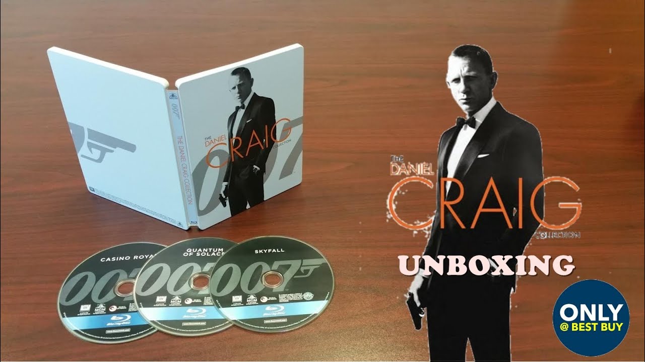 Unboxing The Daniel Craig Collection Steelbook (Best Buy Exclusive)